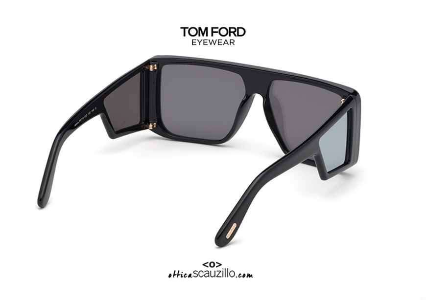 Sunglasses TOM FORD ATTICUS FT710 col.01C black silver | Ottica Scauzillo