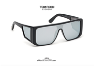 shop online Sunglasses TOM FORD ATTICUS FT710 col.01C black silver on otticascauzillo.com
