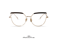 shop online Metal eyeglasses Jplus Oprah 1026 col. Black on otticascauzillo.com 