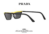 shop online Sunglasses PRADA Catwalk PR19US col. W195S0 black and yellow on otticascauzillo.com 