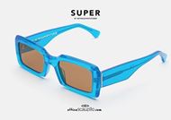 acquisto online Occhiale da sole RETRO SUPER FUTURE SACRO col. blu trasparente su otticascauzillo.com  a prezzo scontato