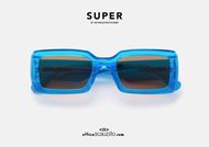 acquisto online Occhiale da sole RETRO SUPER FUTURE SACRO col. blu trasparente su otticascauzillo.com  a prezzo scontato