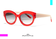 Acquista online su otticascauzillo.com il tuo nuovo occhiale da sole Bob Sdrunk ELLIE  rosso e crema