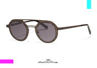 Acquista online su otticascauzillo.com il tuo nuovo occhiale da sole Bob Sdrunk NOAH legno marrone