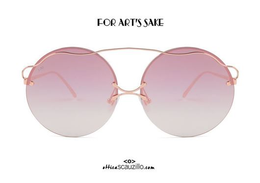 Oversized square sunglasses For Art's Sake CASTLE col. celestial blue, Occhiali