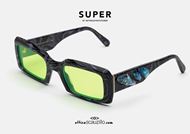 shop online Ghali sunglasses RETRO SUPER FUTURE SACRO col. black discounted price