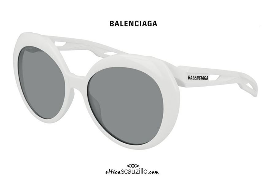 shop online NEW Balenciaga TripleS sunglasses BB0024S col.003 white on otticascauzillo.com at discounted price