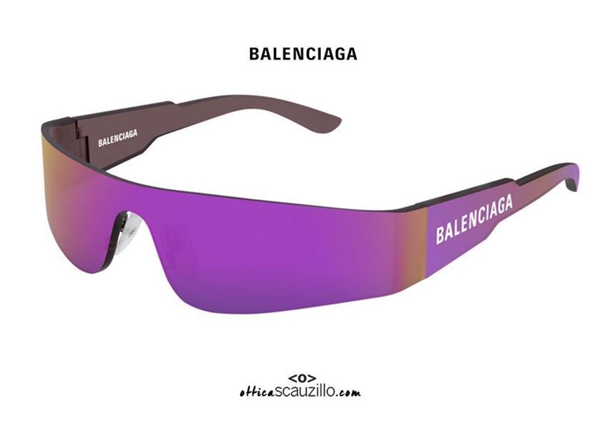 balenciaga sunglasses purple