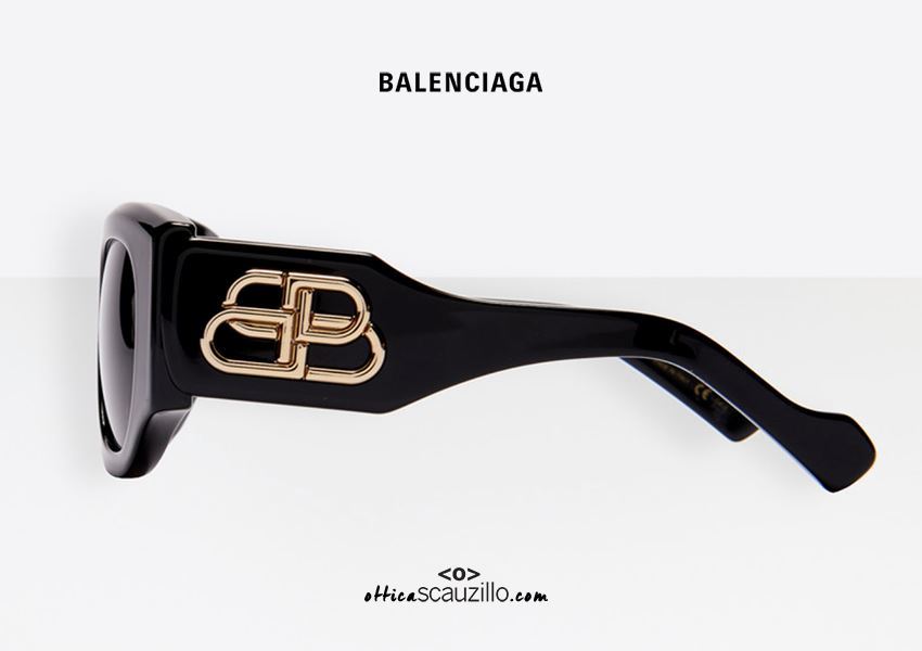 NEW Paris Cat Balenciaga oversized sunglasses BB0070S col.006 black 