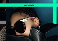 shop online NEW Balenciaga TripleS sunglasses BB0024S col.001 brown/white on otticascauzillo.com at discounted price