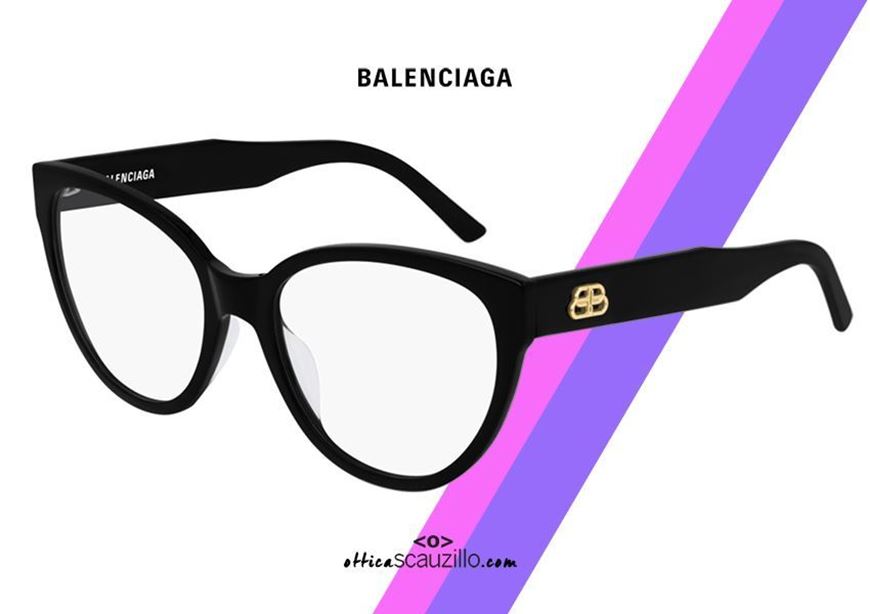 Benzer meşe ağacı Böceklere bakın  New Balenciaga cat eye eyewear BB0064O col.001 black | Occhiali | Ottica  Scauzillo