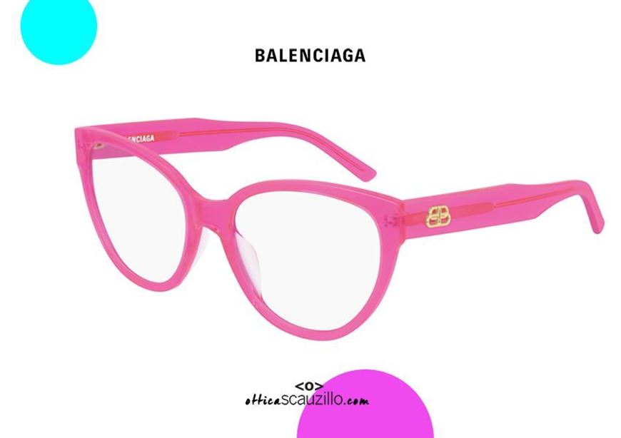 Algılama ergenlik prototip  New Balenciaga cat eye eyewear BB0064O col.004 pink | Occhiali | Ottica  Scauzillo