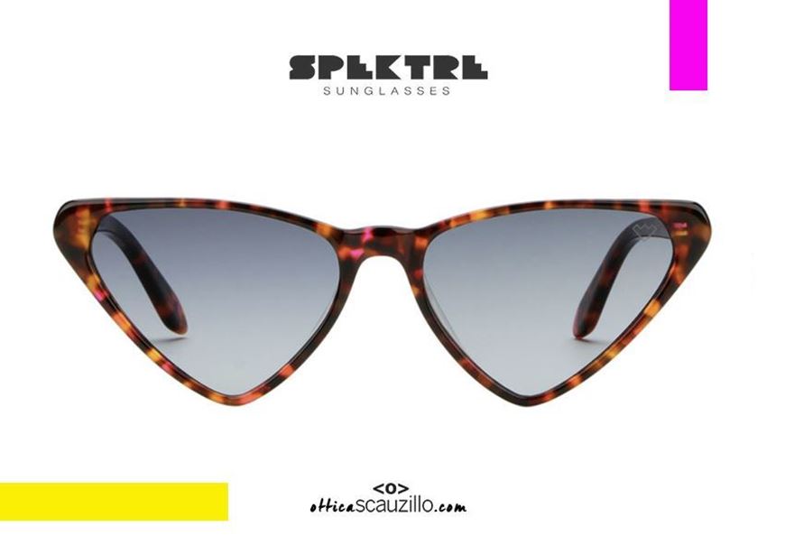 acquisto online Occhiale da sole a punta Spektre FRIDA marrone havana otticascauzillo vintage pointed sunglasses