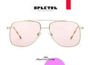 shop online Spektre aviator sunglasses MARANELLO gold and pink lenses otticascauzillo acquisto online occhiale da sole aviator lenti rosa
