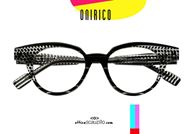 acquisto online Nuovo occhiale da vista tondo a farfalla stretto ONIRICO ON70 col.121 nero trasparente otticascauzillo a prezzo scontato 