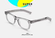 shop online New wayfarer eyeglasses RETRO SUPER FUTURE CICCIO col. NEBBIA gray transparent otticascauzillo occhiale da vista grigio strasparente CICCIO retrosuperfuture