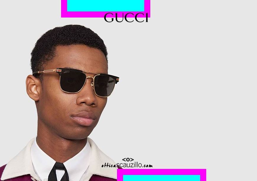 Gucci Eyewear Rectangle Frame Sunglasses - Farfetch