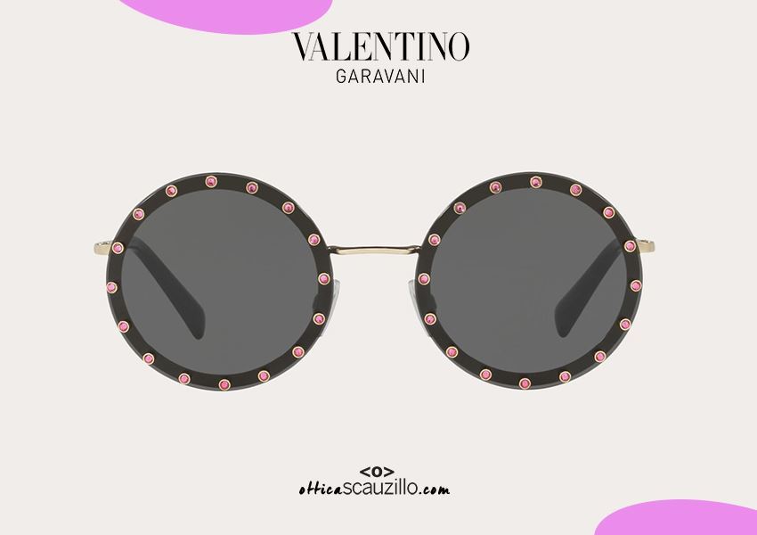 Lunettes De Soleil Valentino By Oliver - Monture Métal/plastique Clair, Lentilles Légèrement Miroir