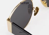 shop online New oval sunglasses RETRO SUPER FUTURE X col. Black otticascauzillo acquisto online Nuovo occhiale da sole ovale RETRO SUPER FUTURE X col. Nero