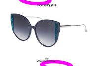 shop online new Oversized butterfly sunglasses For Art's Sake EXPRESSIONIST col. blue otticascauzillo acquisto online nuovo Occhiale da sole a farfalla oversize For Art's Sake EXPRESSIONIST col. blu