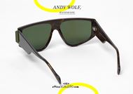 shop online New drop-shaped sunglasses all lens Andy Wolf mod. DETWEILER col.B havana brown otticascauzillo.com acquisto online  Nuovo occhiale da sole a goccia tutto lente Andy Wolf mod. DETWEILER col.B marrone havana