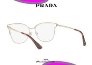shop online New Prada 54UV metal eyeglasses col. VY31O1 burgundy otticascauzillo acquisto online Nuovo occhiale da vista in metallo Prada 54UV col. VY31O1 bordeaux