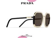 shop online New sunglasses PRADA Decode SPR20X col. White ivory otticascauzillo.com acquisto online nuovo Occhiale da sole PRADA Decode SPR20X col. bianco avorio 