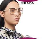 shop online New PRADA Decode SPR20X hexagonal oversize sunglasses col. White otticascauzillo.com acquisto online nuovo occhiale da sole esagonale PRADA Decode SPR20X col. bianco
