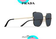 shop online new New butterfly metal sunglasses PRADA SPR60X col. gold and black otticascauzillo.com acquisto online Nuovo occhiale da sole metallo a farfalla PRADA SPR60X col. oro e nero