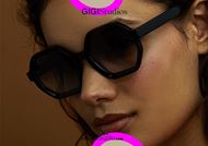 shop online New hexagonal sunglasses GIGI STUDIOS SHIRLEY 6455 black otticascauzillo.com acquisto online Nuovo occhiale da sole esagonale GIGI STUDIOS SHIRLEY 6455/1 nero