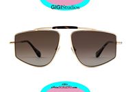 shop online New GIGI STUDIOS JAGUAR 6444 gold metal teardrop sunglasses otticascauzillo.com acquisto online Nuovo occhiale da sole a goccia metallo GIGI STUDIOS JAGUAR 6444/9 oro