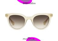 shop online New round-pointed sunglasses GIGI STUDIOS AGATHA 6385 white otticascauzillo.com Nuovo occhiale da sole a punta tondo GIGI STUDIOS AGATHA 6385/9 bianco 