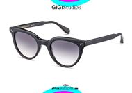 shop online New round-pointed sunglasses GIGI STUDIOS AGATHA 6385 black otticascauzillo.com acquisto online Nuovo occhiale da sole a punta tondo GIGI STUDIOS AGATHA 6385/1 nero