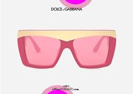 shop online New oversized squared sunglasses Dolce & Gabbana BLOOMIN VG4380 col. pink otticascauzillo.com Nuovo occhiale da sole squadrato oversize Dolce & Gabbana BLOOMIN VG4380 col. rosa