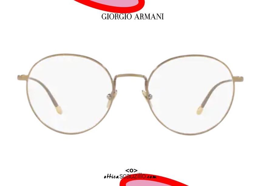 shop online New GIORGIO ARMANI AR5095 3198 antique gold round metal eyeglasses otticascauzillo.com acquisto online Nuovo occhiale da vista tondo metallo GIORGIO ARMANI AR5095  3198 oro antico