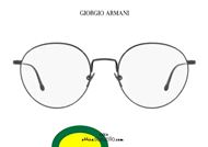 shop online New GIORGIO ARMANI AR5095 3014 black round metal eyeglasses otticascauzillo.com acquisto online Nuovo occhiale da vista tondo metallo GIORGIO ARMANI AR5095  3014 nero