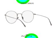 shop online New GIORGIO ARMANI AR5095 3010 silver metal round eyeglasses otticascauzillo.com acquisto online Nuovo occhiale da vista tondo metallo GIORGIO ARMANI AR5095  3010 argento