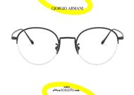 shop online New GIORGIO ARMANI AR5098T 3277 black round metal eyeglasses otticascauzillo.com acquisto online Nuovo occhiale da vista tondo metallo GIORGIO ARMANI AR5098T  3277 nero 