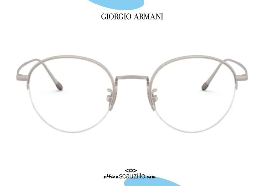 New GIORGIO ARMANI AR5098T 3286 bronze metal round eyeglasses | Occhiali |  Ottica Scauzillo