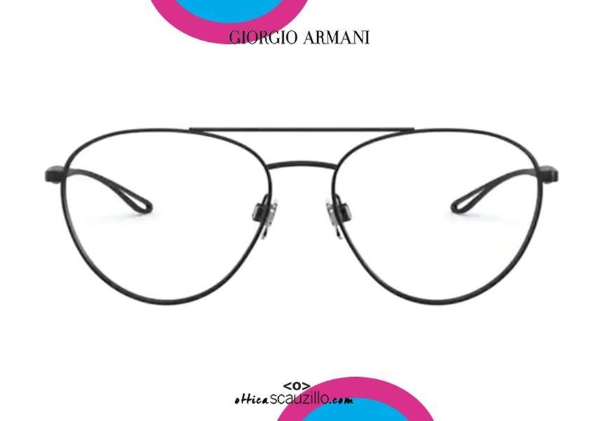 shop online New drop-shaped metal eyeglasses GIORGIO ARMANI AR5101 3001 black otticascauzillo.com acquisto online Nuovo occhiale da vista metallo a goccia GIORGIO ARMANI AR5101  3001 nero