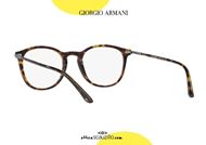 shop online New thin square eyeglasses GIORGIO ARMANI AR7125 5026 havana brown otticascauzillo.com acquisto online Nuovo occhiale da vista sottile quadrato GIORGIO ARMANI AR7125  5026 marrone havana