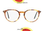 shop online New round eyeglasses broken above GIORGIO ARMANI AR7173 5760 light havana otticascauzillo.com acquisto online Nuovo occhiale da vista tondo spezzato sopra GIORGIO ARMANI AR7173 5760 havana chiaro
