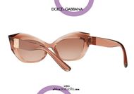 shop online Narrow 3D cat eye sunglasses Dolce&Gabbana DG6123 col. 314813 pink acquisto online Narrow 3D cat eye sunglasses Dolce&Gabbana DG6123 col. 314813 pink