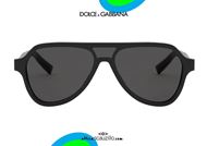 shop online Teardrop sunglasses aviator Dolce & Gabbana DG4355 col. 501 black otticascauzillo.com acquisto online Occhiale da sole a goccia aviator Dolce&Gabbana DG4355 col. 501 nero