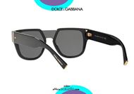 shop online Squared sunglasses with bridge lens Dolce&Gabbana DG4356 col. 501 black otticascauzillo.com acquisto online Occhiale da sole squadrato con lente ponte Dolce&Gabbana DG4356 col. 501 nero