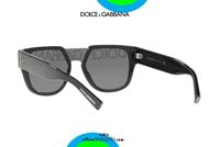shop online Sunglasses with logo on lens Dolce&Gabbana DG4356 col. 501M black otticascauzillo.com acquisto online Occhiale da sole con logo su lente Dolce&Gabbana DG4356 col. 501/M nero