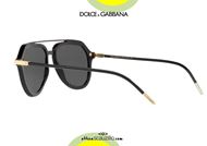 shop online Dolce&Gabbana DG4330 drop lens bridge aviator sunglasses col. 501 black otticascauzillo.com acquisto online Occhiale da sole aviator a goccia ponte lente Dolce&Gabbana DG4330 col. 501 nero