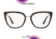 shop online Dolce&Gabbana DG3314 square point eyeglasses col. 502 havana brown otticascauzillo.com acquisto online Occhiale da vista a punta squadrato Dolce&Gabbana DG3314 col. 502 marrone