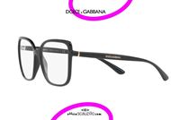 shop online Dolce&Gabbana DG5028 oversized square eyeglasses col. 501 black otticascauzillo.com  acquisto online Occhiale da vista vintage squadrato oversize Dolce&Gabbana DG5028 col. 501 nero