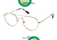 shop online Round double bridge eyeglasses GIGI Studios OCEAN 64495 gold otticascauzillo.com acquisto online nuovo Occhiale da vista tondo doppio ponte GIGI Studios OCEAN 6449/5 oro